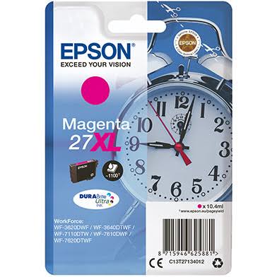 Epson 27 Ink Cartrdiges 10.4ml XL WF-3620DWF Magenta | 1100 pages