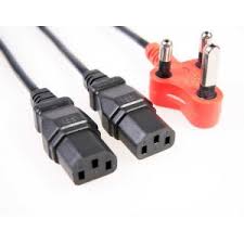 Mecer DEDICATED POWER CABLE- 2 WAY (2 x IEC) | Cables & Adapter
