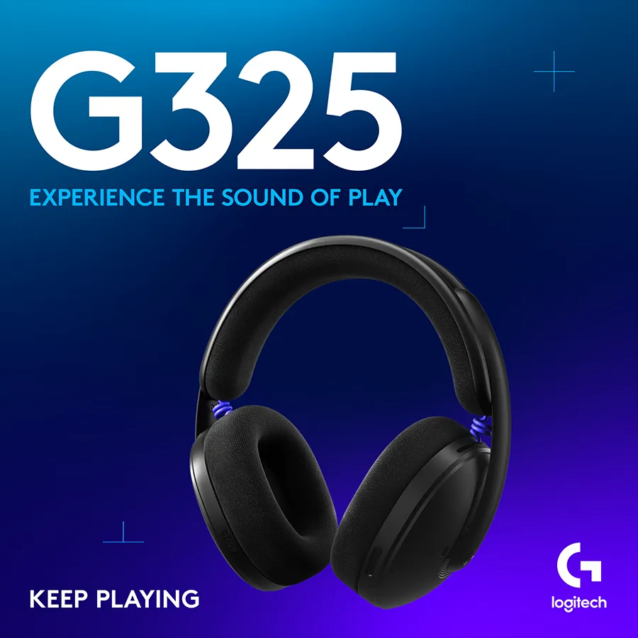 Logitech G325 – Gaming headset – Wireless - Black | Audio & Entertainment