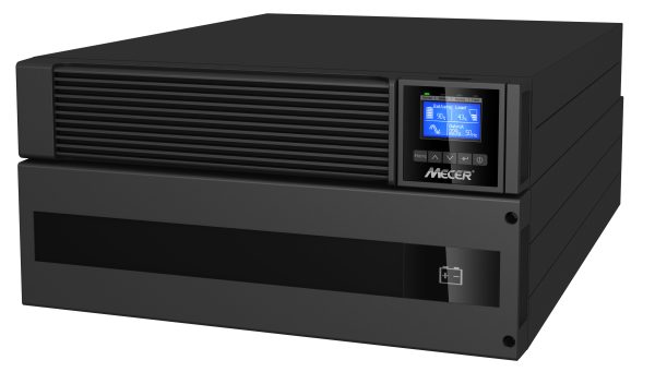 Mecer RT 6KVA ON-LINE RACKMOUNT [2U] UPS PF:1.0 with SNMP card + 1 set Rail Mount Kit Included (EXCLUDES EBM-20-9 Battery Bank) | Online UPS