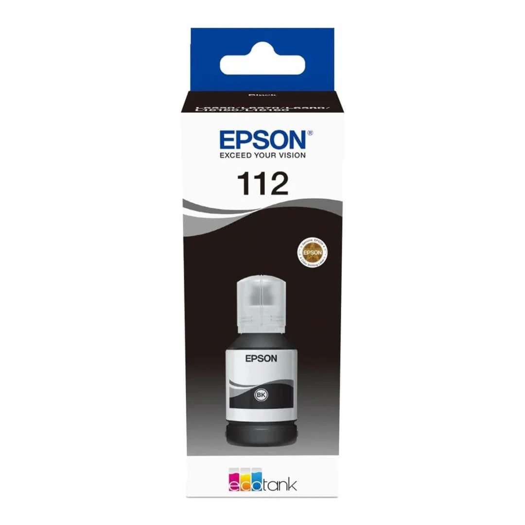Epson 112 Ink Bottles 127ml L6580 Black | 7500 pages